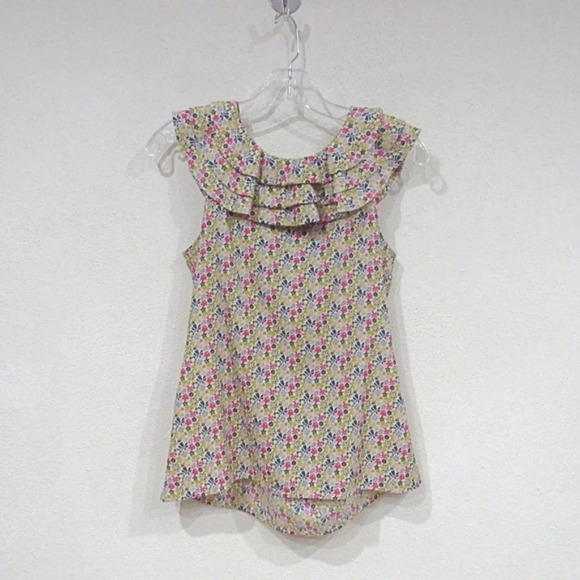 Liberty of London Target Floral Keyhole Top Size XS EUC - Picture 3 of 3